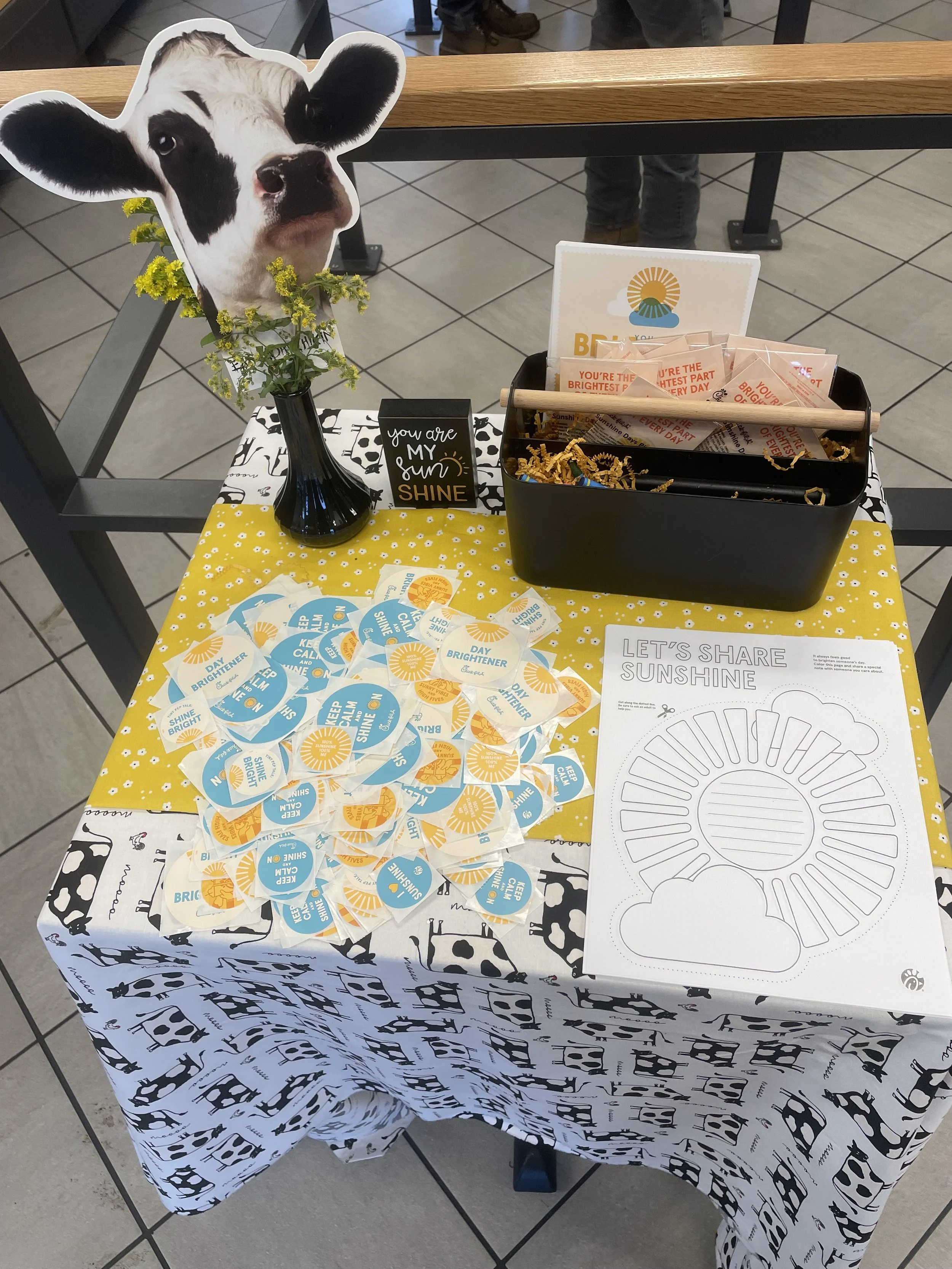 Sunshine Days Activity Table 2023