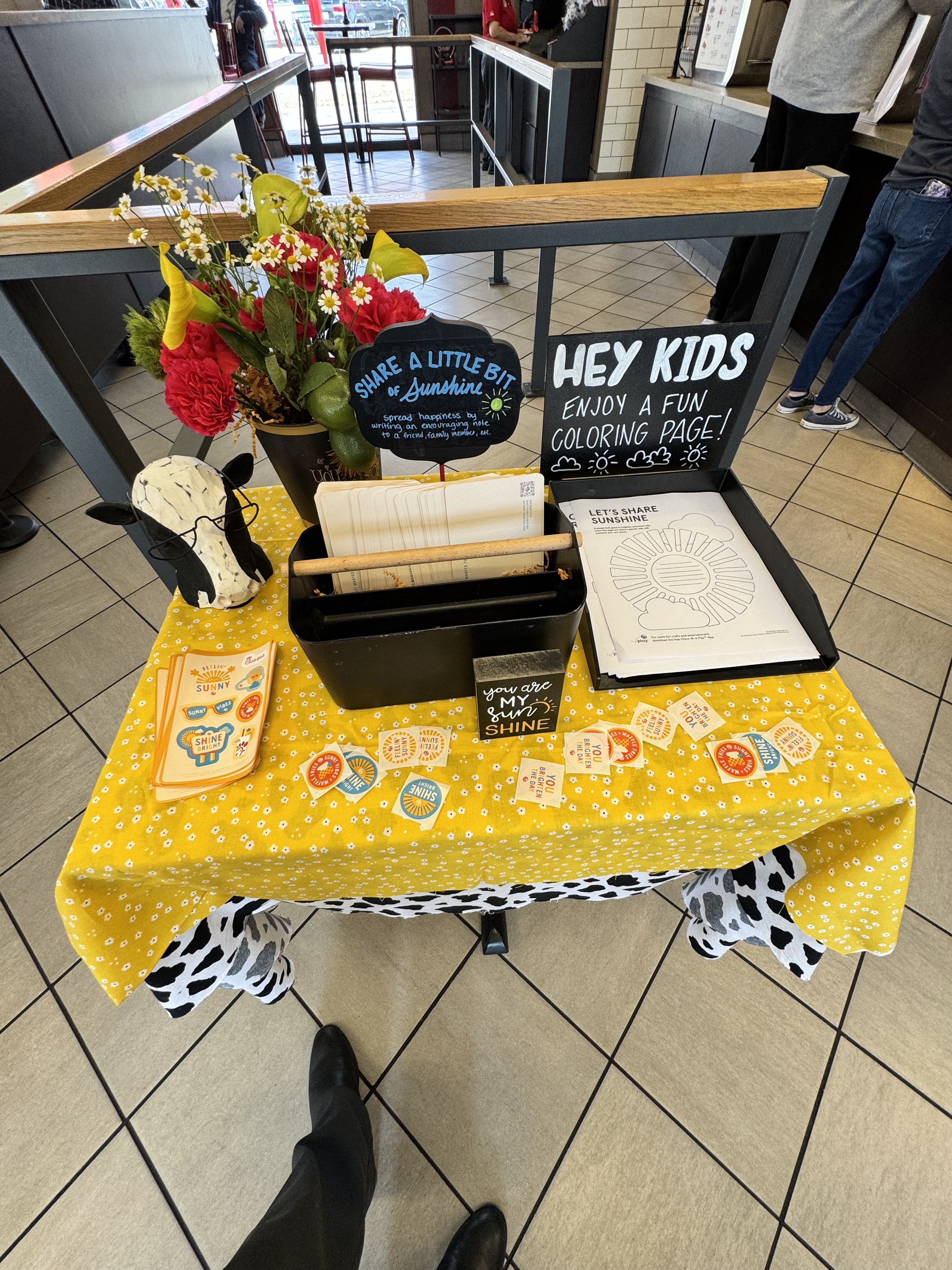 Sunshine Days Activity Table 2025