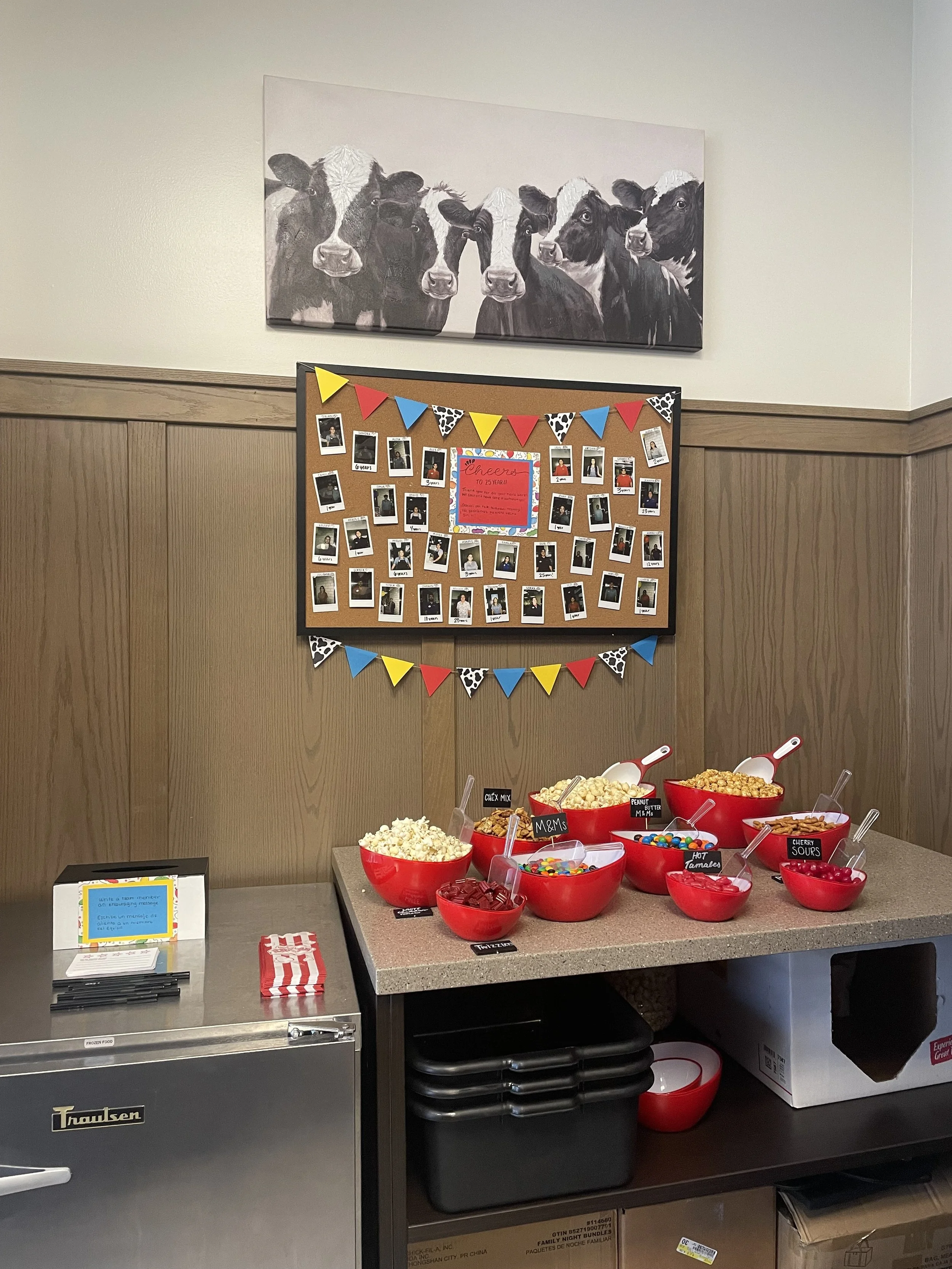 25 Year Anniversary Team Appreciation Snack Bar