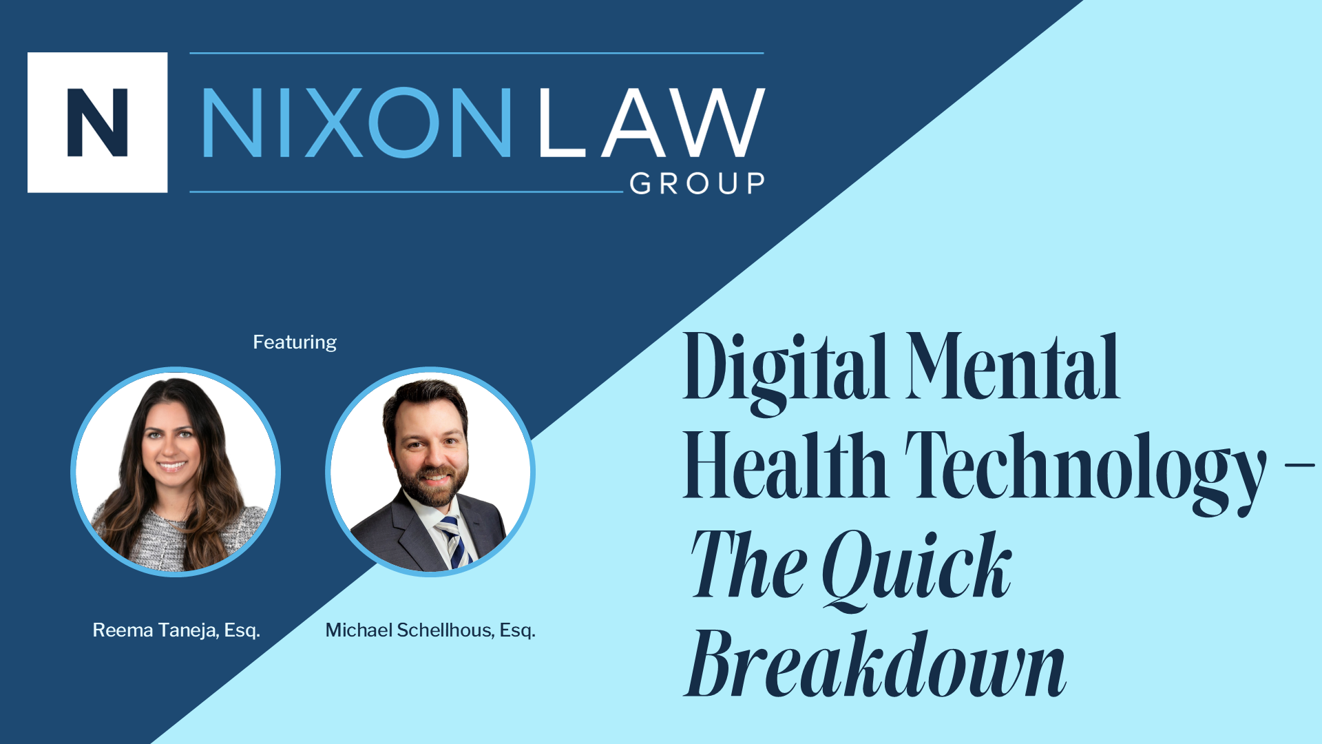 Digital Mental Health Technology - The Quick Breakdown