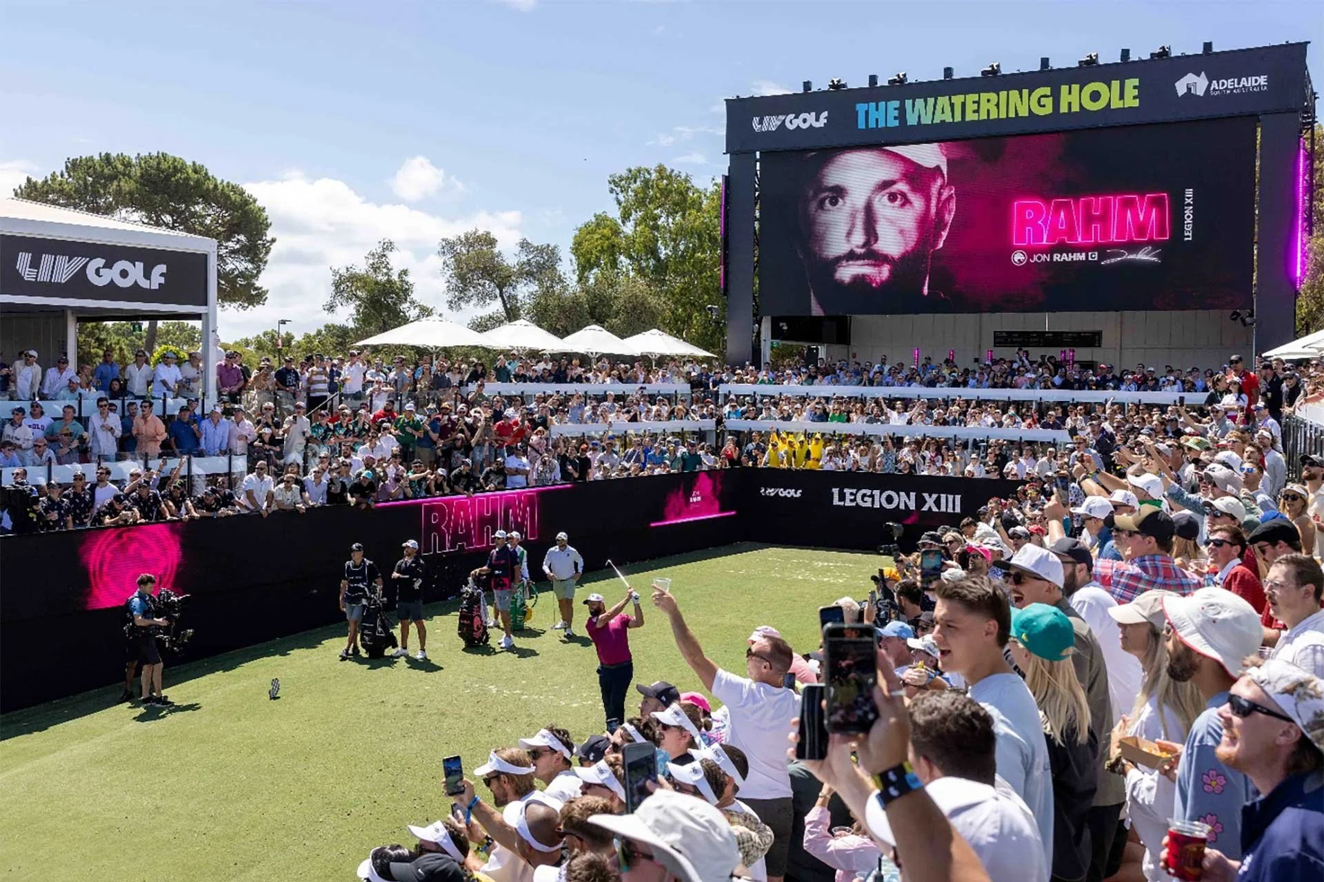 The future of LIV Golf remains uncertain after reports the Saudi backed Public Investment Fund (PIF) will withdraw funding after 2026. (Photo: LIV Golf)