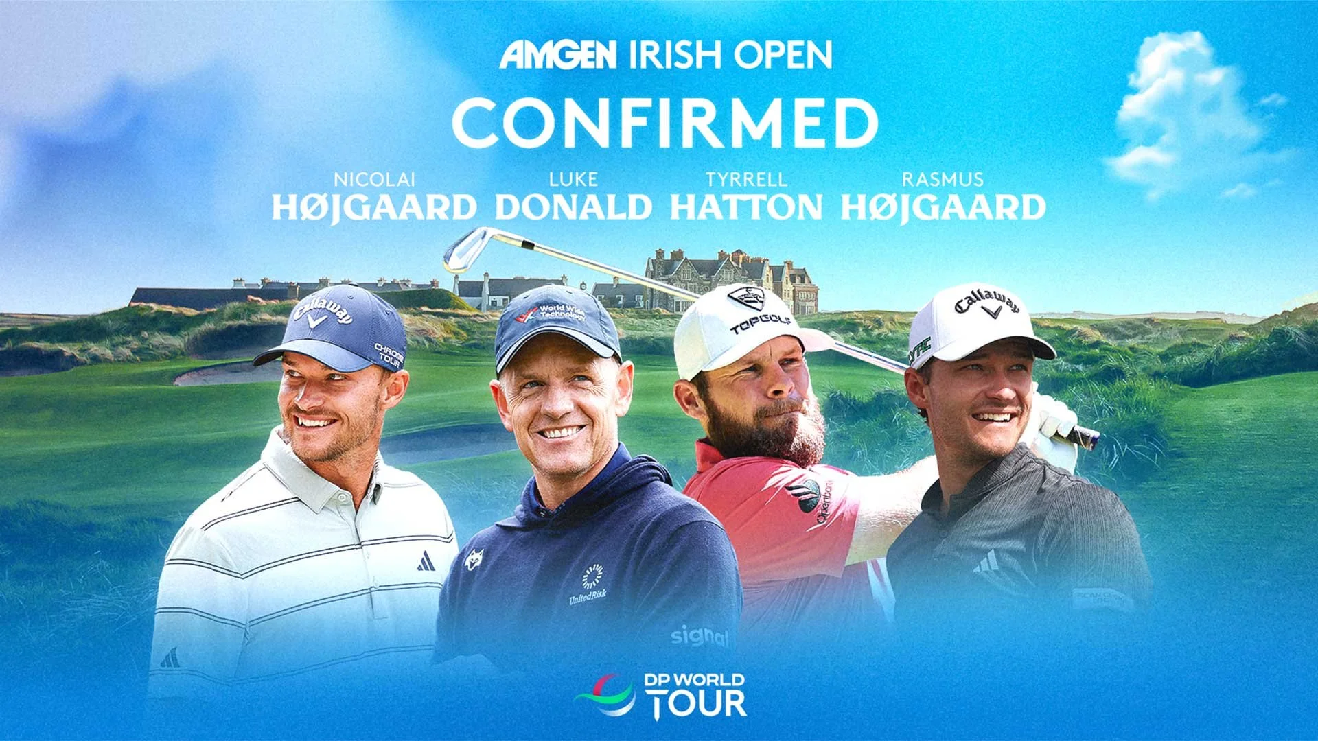 RYDER CUP STARS JOIN AMGEN IRISH OPEN FIELD AT DOONBEG