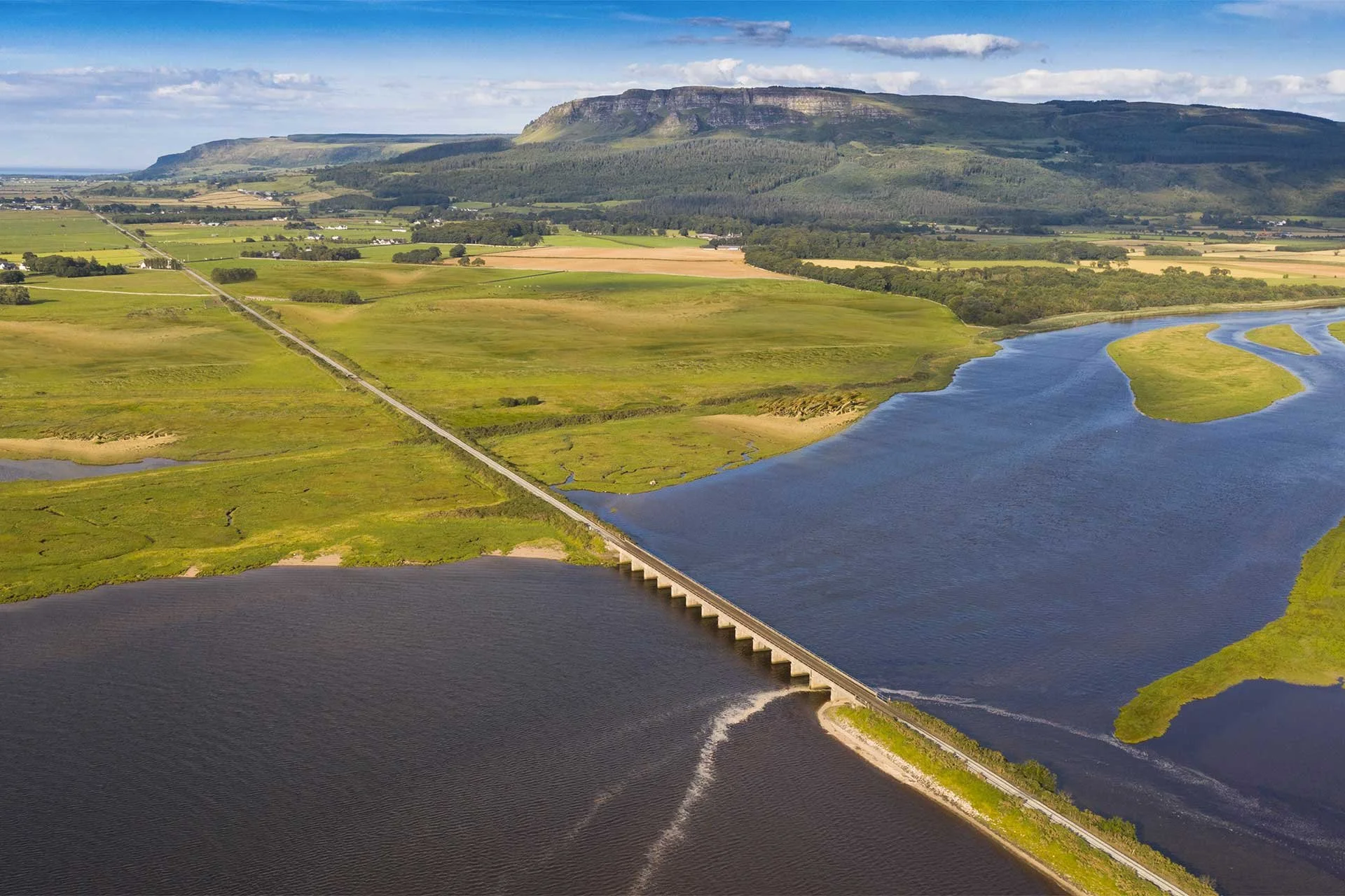 An aerial view of the Bellarena site on the northwest coast where the first links course in Northern Ireland in 100 years will be built. (Photo: Harry Cook)