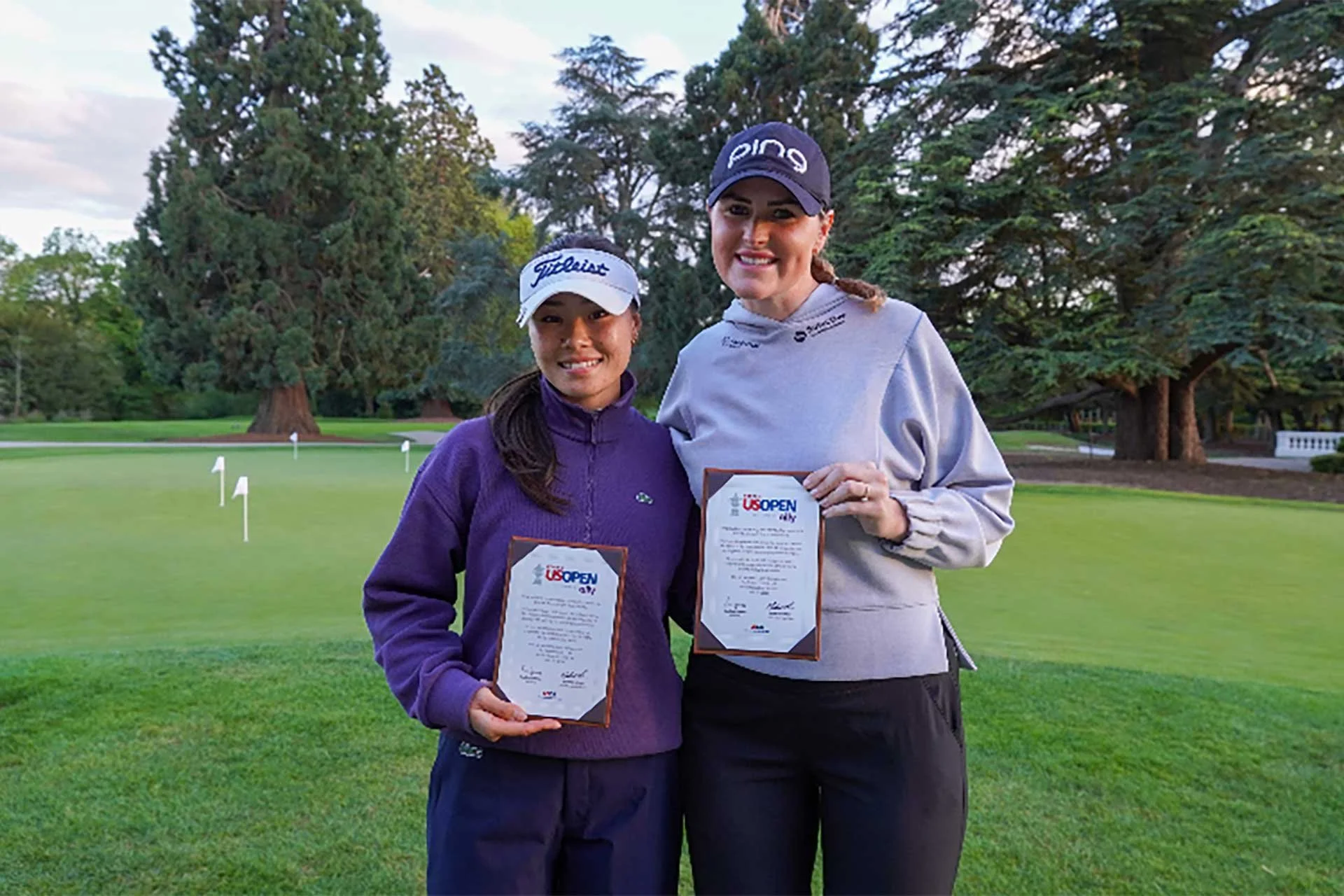 Northern Ireland’s Olivia Mehaffey and France’s Lois Lau will tee it up in the US Women’s Open at Riviera next month. (Photo: LET)