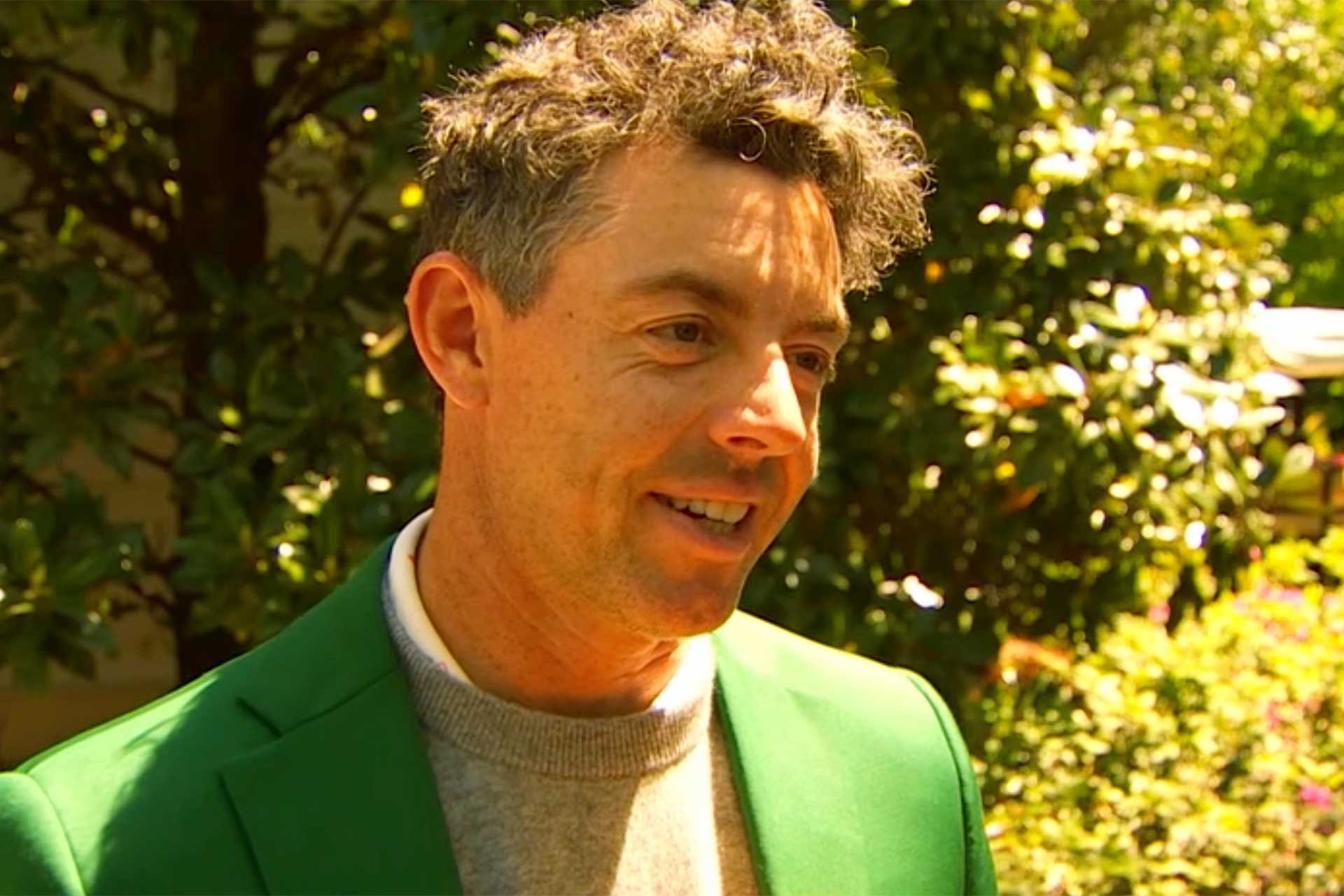 Rory McIlroy speaking to BBC NI ahead of his Masters defence at Augusta National. (Photo: BBC NI)