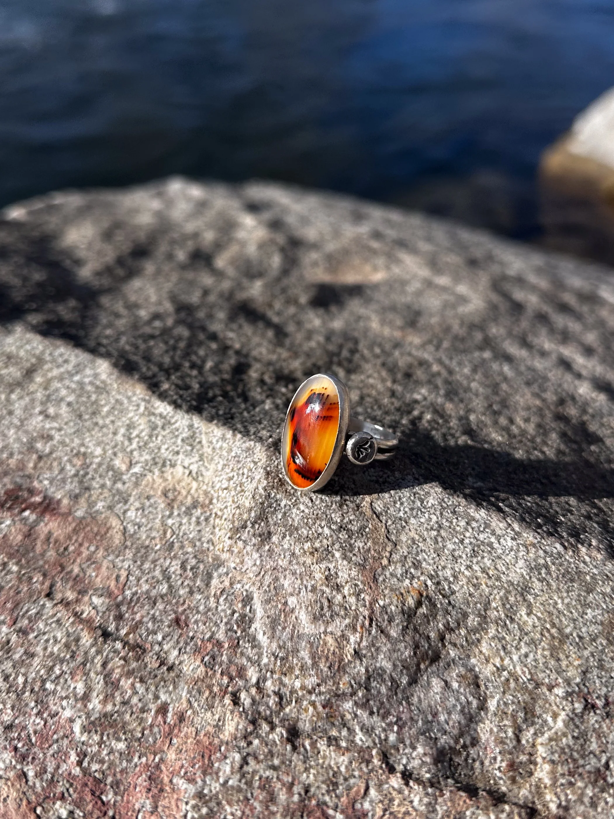 Montana Agate Stamped Ring (8)
