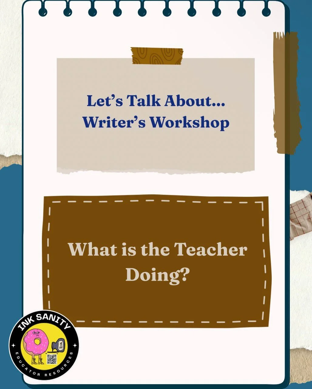 One misconception about Writing Workshop is that the teacher &ldquo;steps back&rdquo; while students write. This is actually when some of the most important teaching can happen!

During independent writing time, as a teacher I am conferencing with st