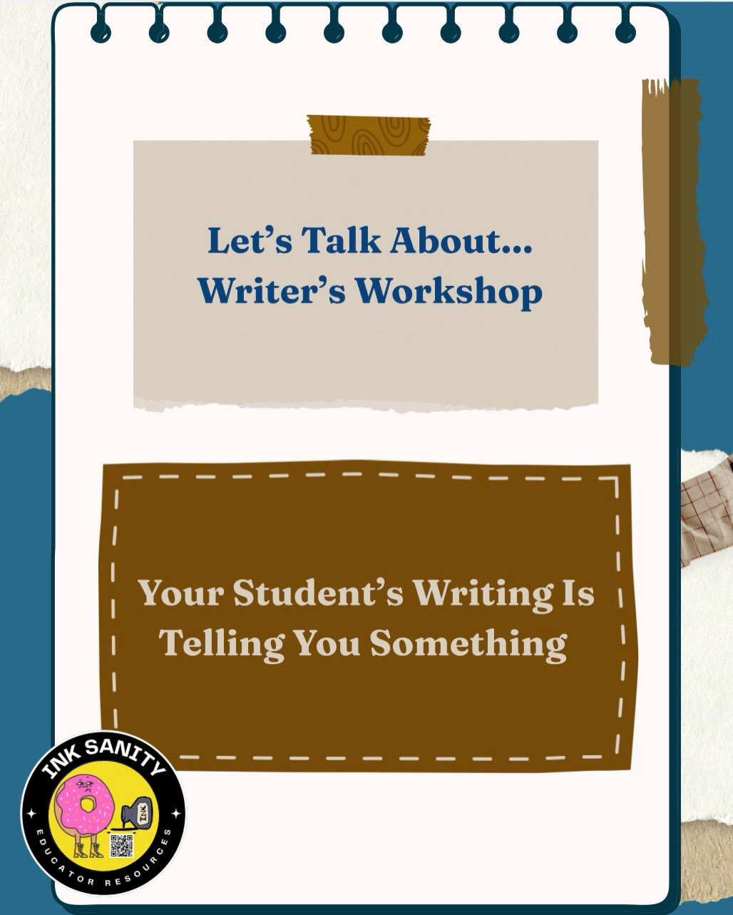 The part of Writing Workshop that changed my teaching the most was the shift on how I thought about student writing. I used to think of student writing as something I would collect, grade, and then move on to the next assignment. 

With the Writing W