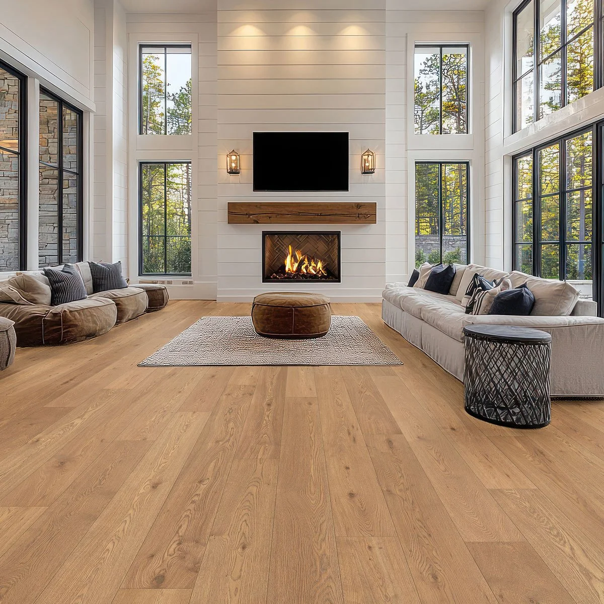 Dune flooring in a living room
