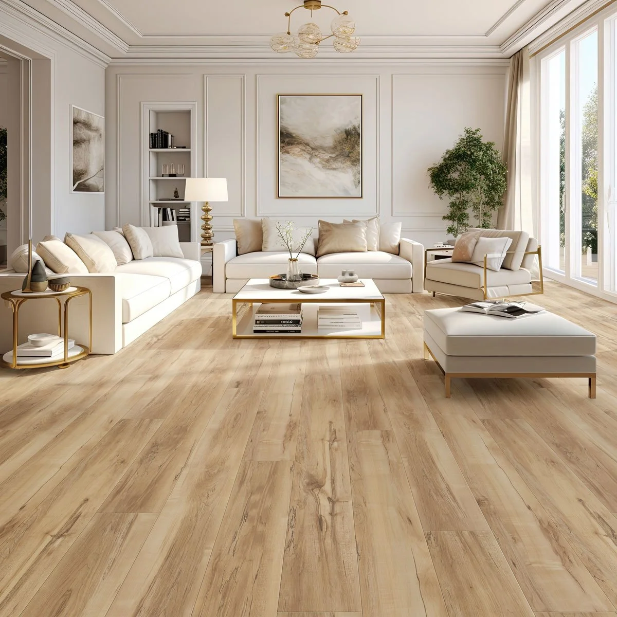 Galaxy flooring ion a living room