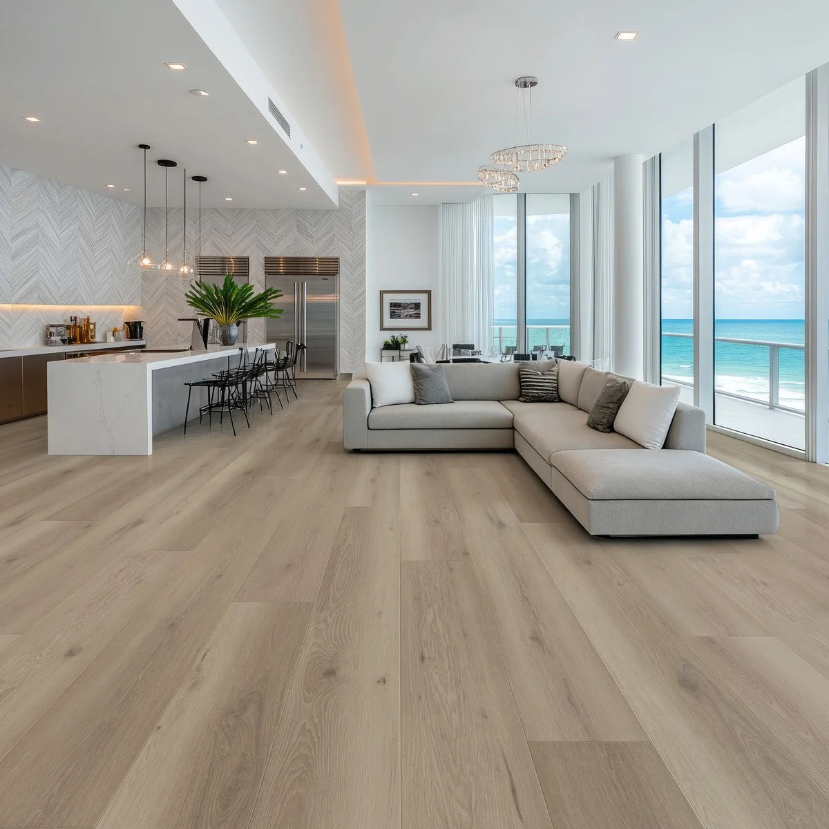 Mako flooring in a room scene