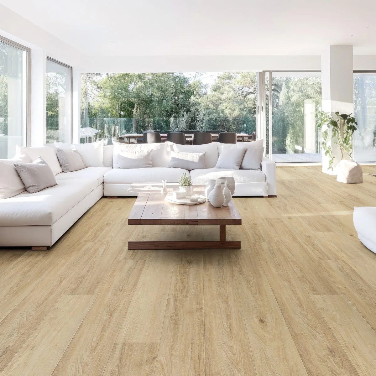 Centaur flooring in a living room