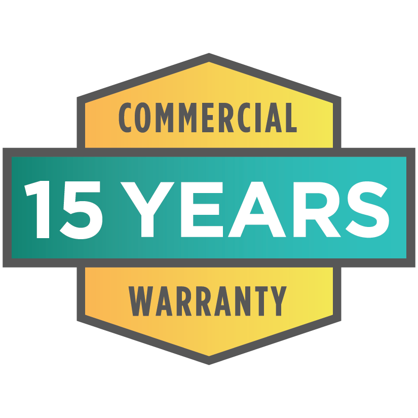 Commercial 15 year warranty icon