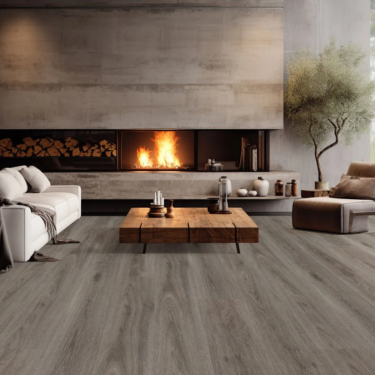 Grand Canyon flooring in a living room room scene