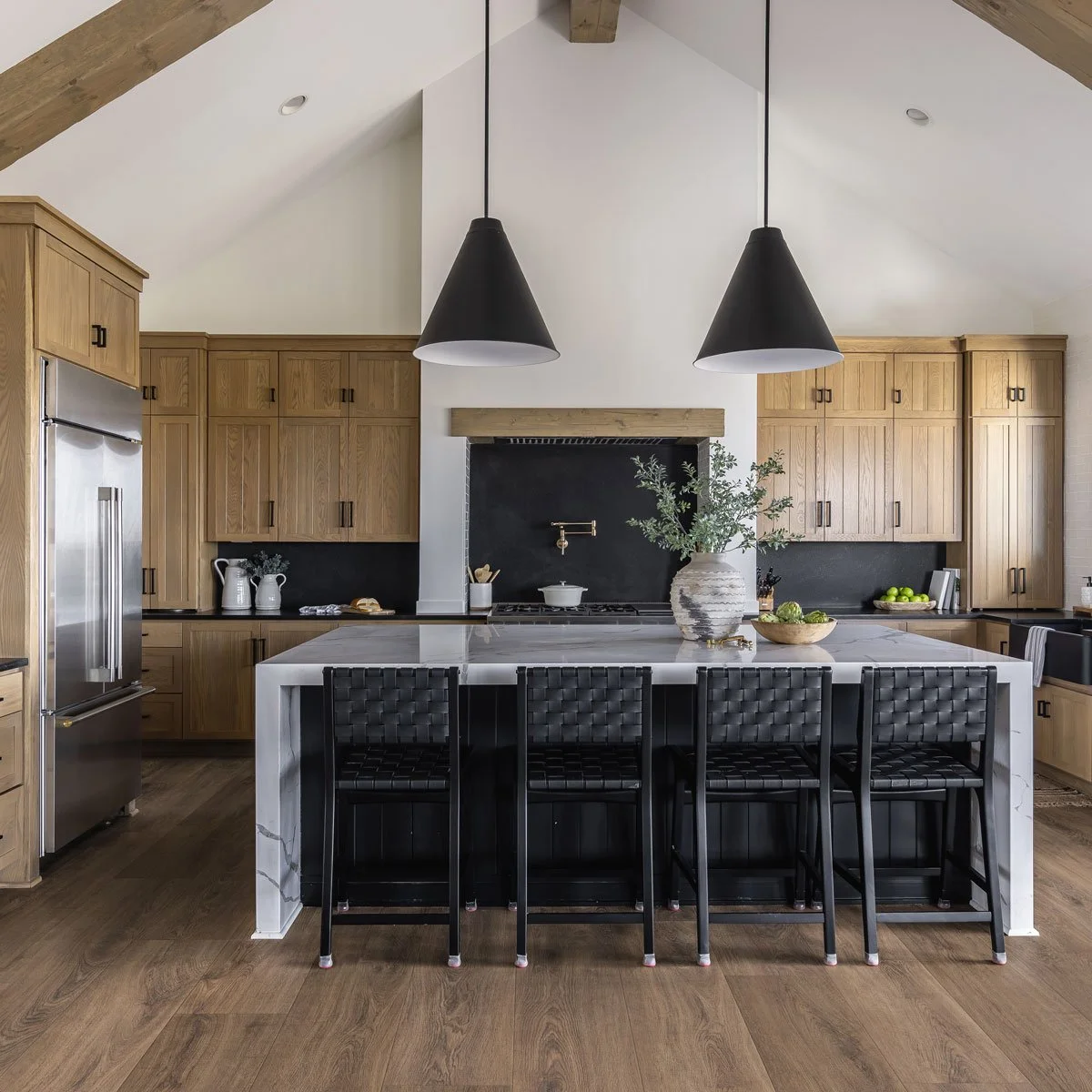 Quasar flooring in a kitchen