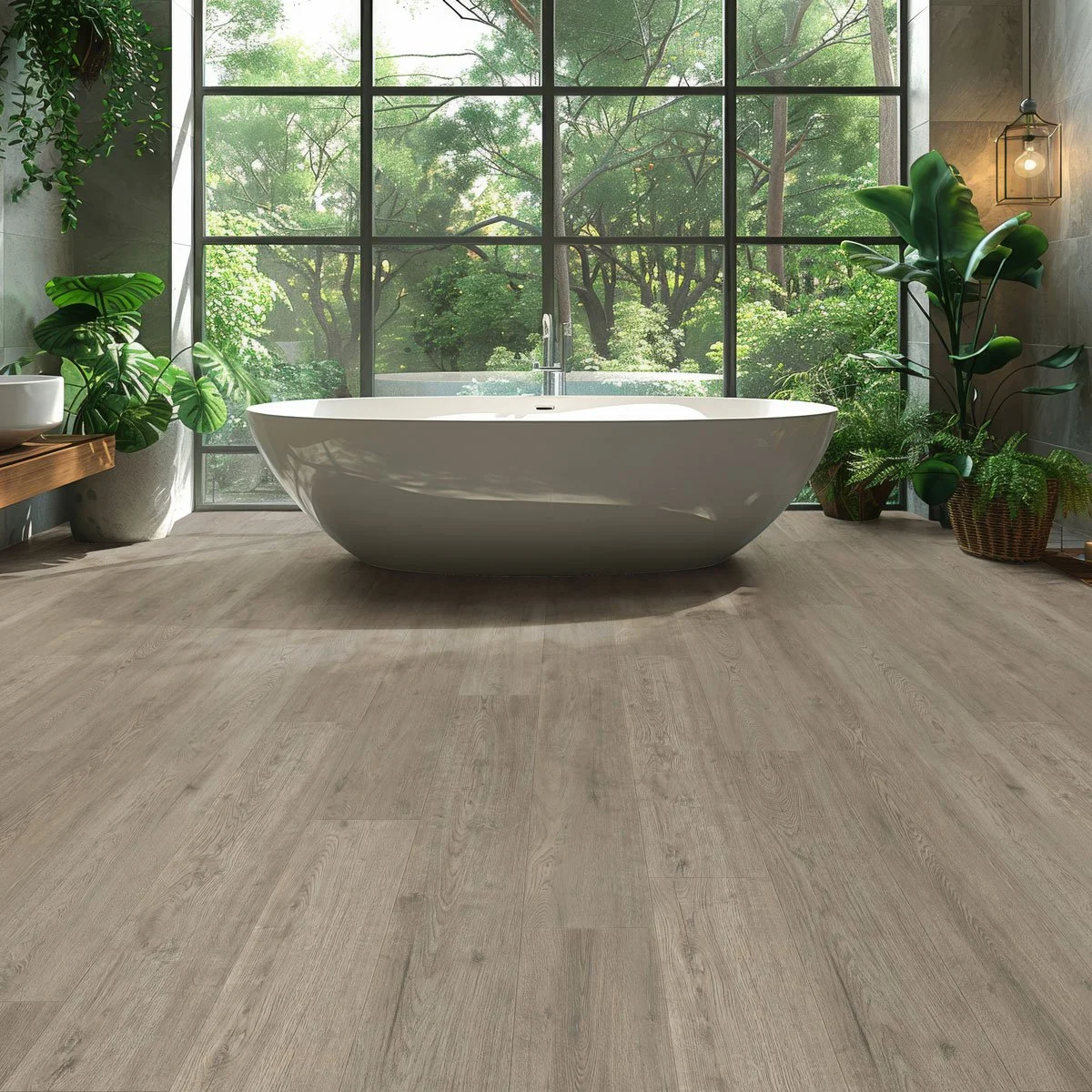Habitat Haven flooring in a modern bathroom