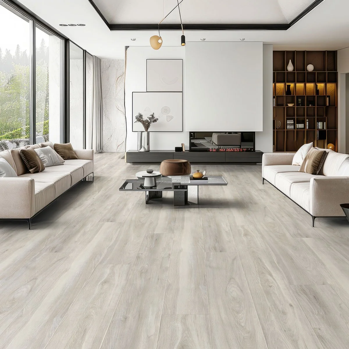 Orion flooring in a living room