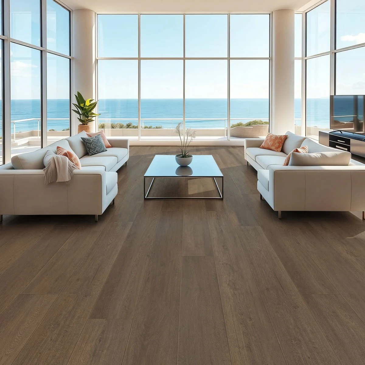 Reef floor color in room scene