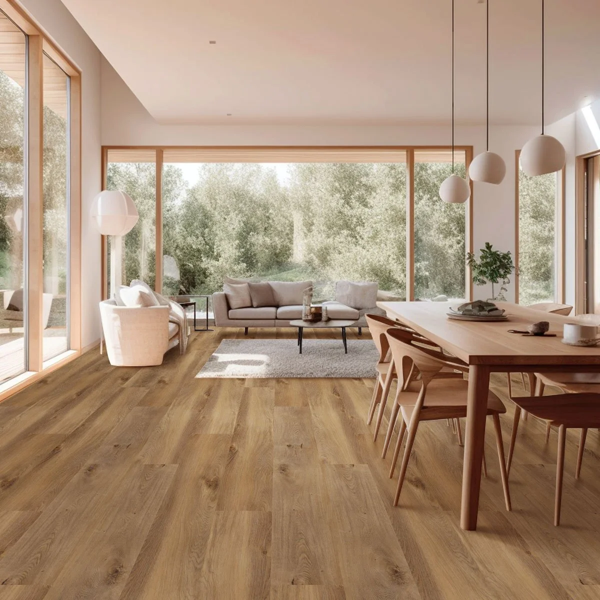 Paricutin Volcano flooring in room scene