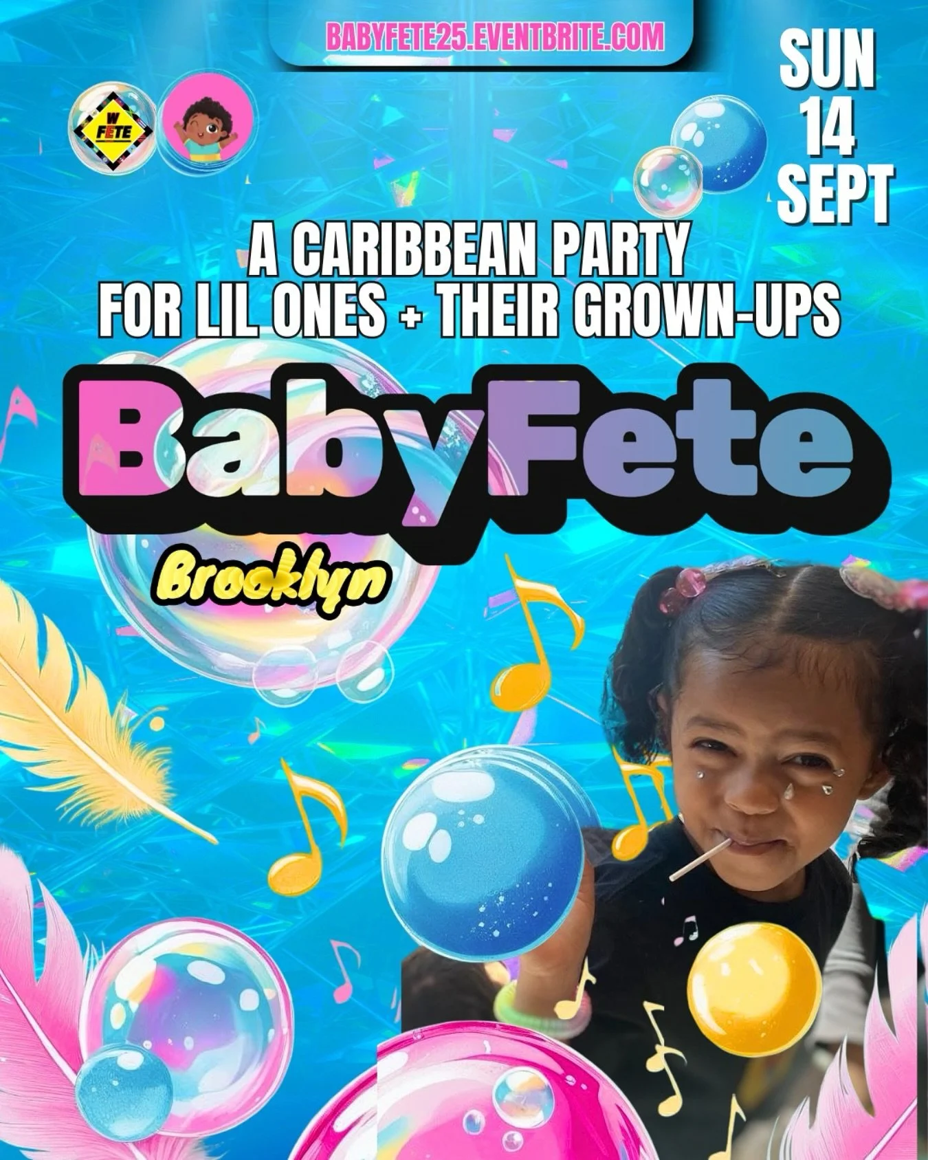 Do you love music?
Do you love celebrating&nbsp;Caribbean Culture? Are you a Parent, Auntie, Grandpa?&nbsp; THIS ONE IS FOR YOU!&nbsp;
&nbsp;
Introducing BabyFete: the first-ever Caribbean party designed for little ones + their grownups
&nbsp;
📍 Bro