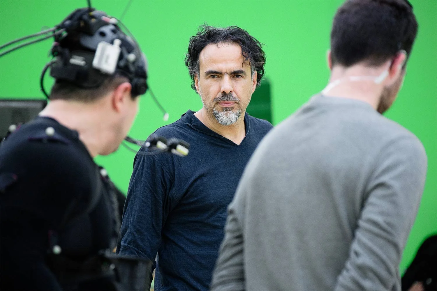  CARNE y ARENA, 2017 AGI directing during a motion capture shoot Credit: © Legendary Photo: Chachi Ramirez 