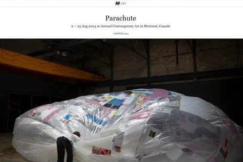 MEER | Parachute - 2 - 25 Aug 2024 at Arsenal Contemporary Art in Montreal, Canada