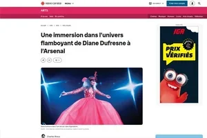 Une immersion dans l’univers flamboyant de Diane Dufresne à l’Arsenal
