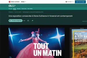 Une exposition consacrée à Diane Dufresne à l’Arsenal art contemporain