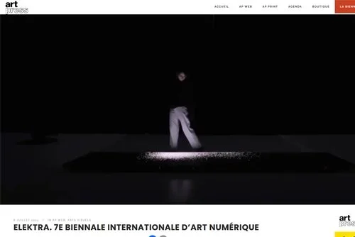 Elektra. 7e biennale internationale d’art numérique