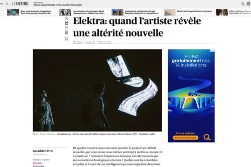 Elektra: quand l’artiste révèle une altérité nouvelle