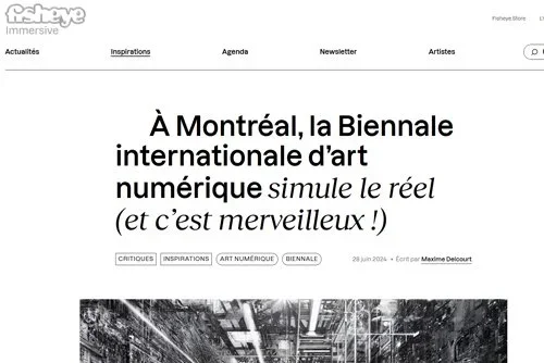 À Montréal, la Biennale internationale d’art numérique simule le réel (et c’est merveilleux !)