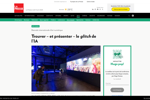 Trouver – et présenter – le glitch de l’IA 