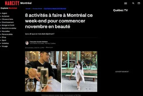 8 activités à faire à Montréal ce week-end pour commencer novembre en beauté