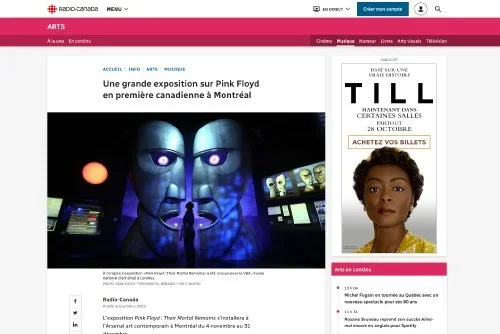 Une grande exposition sur Pink Floyd en première canadienne à Montréal
