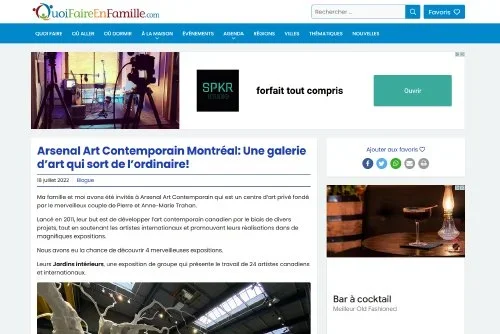 Arsenal Art Contemporain Montréal: Une galerie d'art qui sort de l'ordinaire!