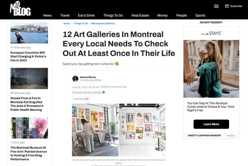 12 Art Galleries In Montreal Every Local Needs To Check Out At Least Once In Their Life