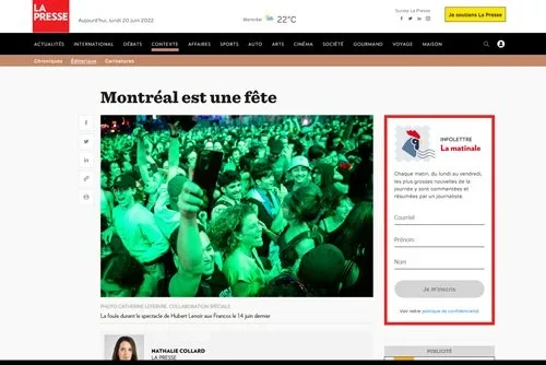 Montréal est une fête