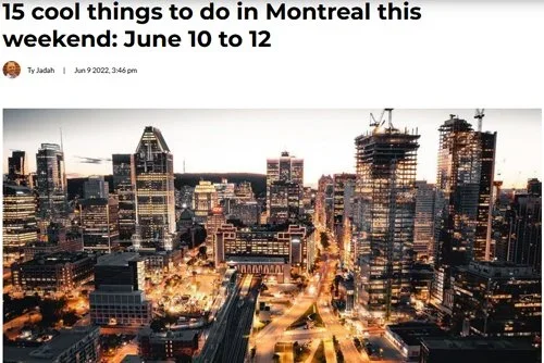 15 cool things to do in Montreal this weekend: June 10 to 12