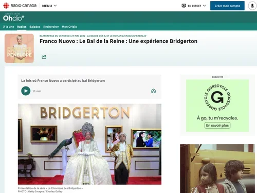 La fois où Franco Nuovo a participé au Bal Bridgerton