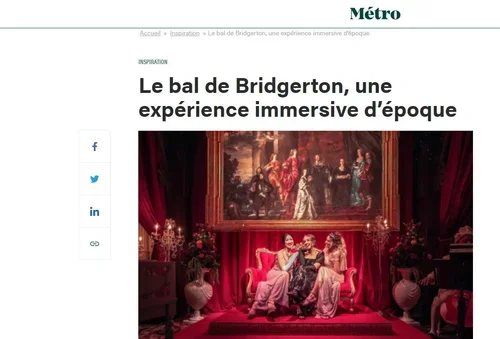 Le bal de Bridgerton, une expérience immersive d’époque
