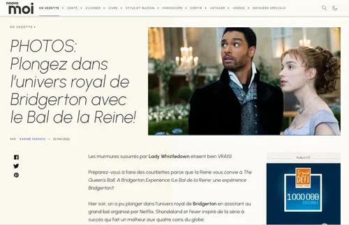 PHOTOS: Plongez dans l'univers royal de Bridgerton avec le Bal de la Reine!
