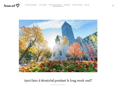  Quoi faire à Montréal pendant le long week-end?