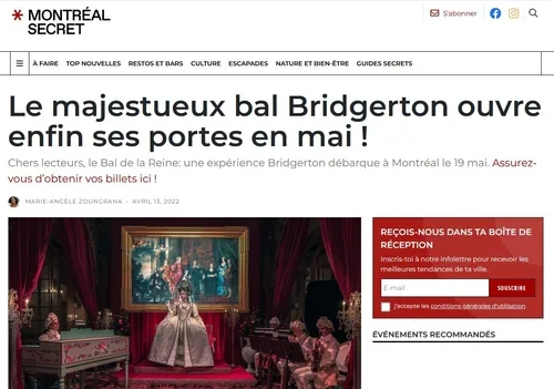 Le majestueux bal Bridgerton ouvre enfin ses portes en mai !