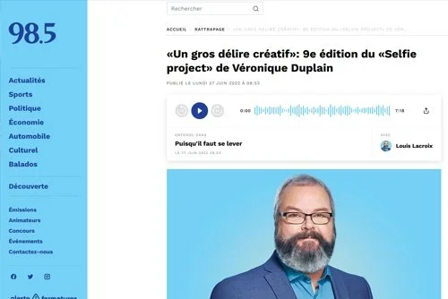 «Un gros délire créatif»: 9e édition du «Selfie project» de Véronique Duplain