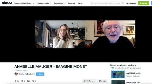 Anabelle Mauger - Imagine Monet (vidéo)
