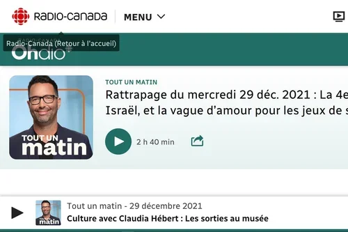 Culture avec Claudia Hébert : Les sorties au musée (audio)