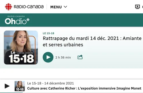 Culture avec Catherine Richer : L'exposition immersive Imagine Monet (audio)