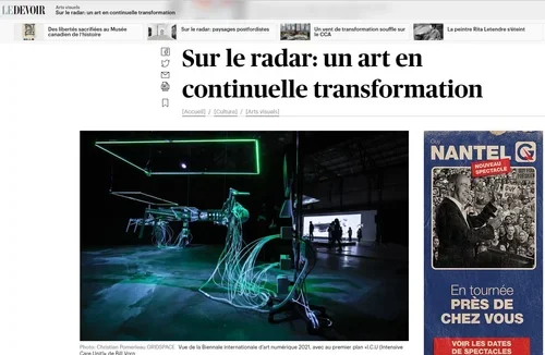 Sur le radar : un art en continuelle transformation