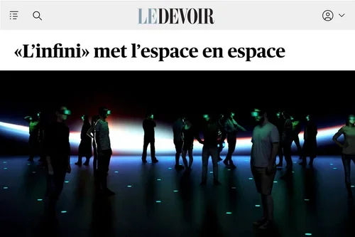 « L’INFINI » met l’espace en espace