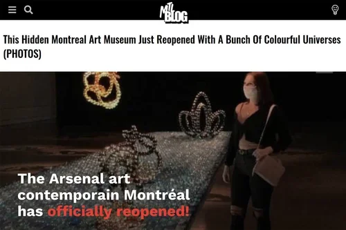 This Hidden Montreal Art Museum Just Reopened With A Bunch Of Colourful Universes